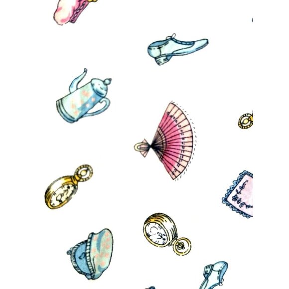 kathryn Vintage Makeup Glam print pajama Top - Picture 5 of 7